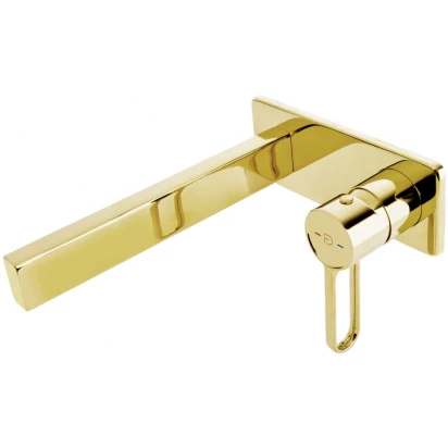 Bateria umywalkowa podtynkowa FDesign ZAFFIRO FD1-ZFR-3PA-55 złota wyprzedaż