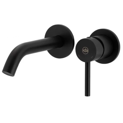 Bateria umywalkowa podtynkowa KFA MOZA 5039-810-81 czarna