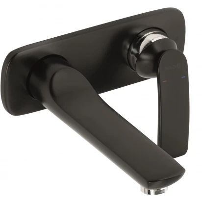 Bateria umywalkowa podtynkowa Kludi BALANCE 522468775 185 mm czarna mat