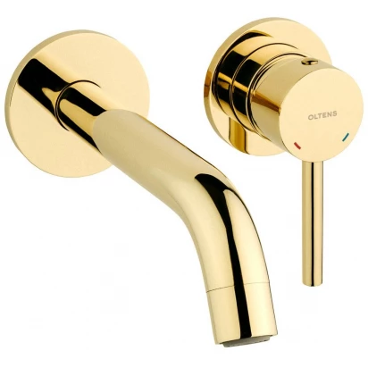 Bateria umywalkowa podtynkowa Oltens MOLLE 32600800 złota