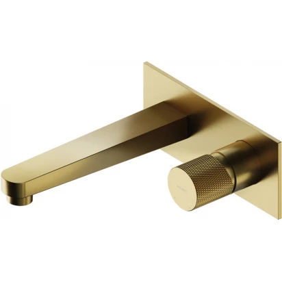 Bateria umywalkowa podtynkowa Omnires CONTOUR CT8015GLB złoty szczotkowany