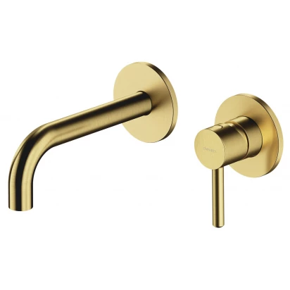 Bateria umywalkowa podtynkowa Omnires Y Y1215HBSB mosiądz szczotkowany