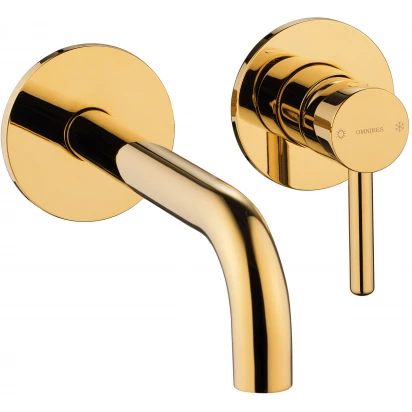Bateria umywalkowa podtynkowa Omnires Y Y1215HGL złota