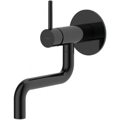 Bateria umywalkowa podtynkowa Omnires Y Y1215TBL czarna