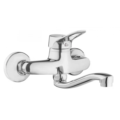 Bateria umywalkowa ścienna Deante VERO BOW 050M