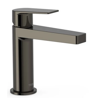 Bateria umywalkowa uchwyt dźwignia Tres PROJECT TRES 21110301KM czarna metalizowana
