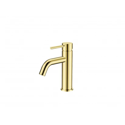 Bateria umywalkowa wysoka Besco VEO II BU-VII-ZL złota