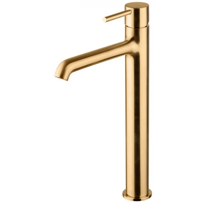 Bateria umywalkowa wysoka Oltens MOLLE SLIM 32403810 złoto szczotkowane