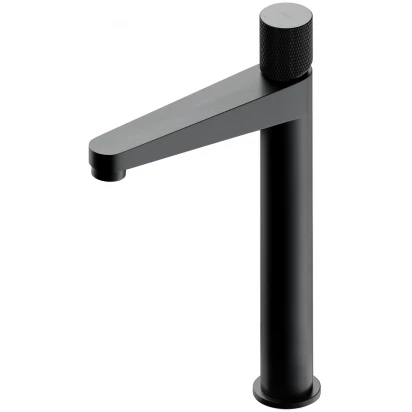 Bateria umywalkowa wysoka Omnires CONTOUR CT8012AT antracyt