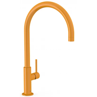 Bateria umywalkowa wysoka Tres STUDY EXCLUSIVE 26290401TAM bursztynowa