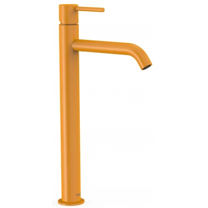 Bateria umywalkowa wysoka uchwyt patyk Tres STUDY EXCLUSIVE 26230801TAM bursztynowa