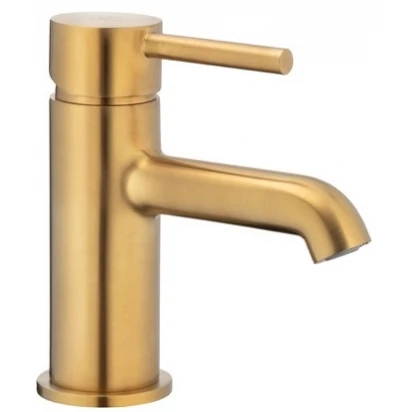 Bateria umywalkowa z korkiem klik-klak KFA MOZA 5032-815-31 złoto szczotkowane