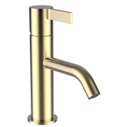 Bateria umywalkowa z wylewką 11,5 cm Laufen KARTELL H3113310011001 złota PVD