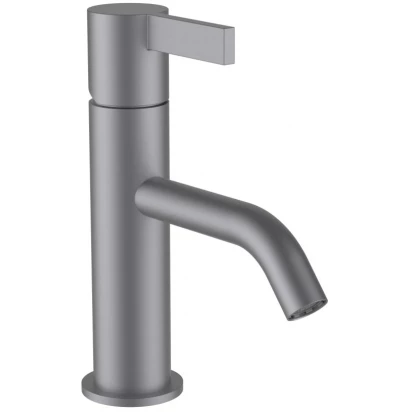 Bateria umywalkowa z wylewką 11,5 cm Laufen KARTELL H3113310901001 szczotkowana stal nierdzewna PVD