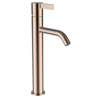 Bateria umywalkowa z wylewką 12,5 cm Laufen KARTELL H3113380821201 różowe złoto PVD