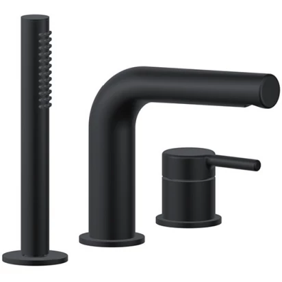 Bateria wannowa 3-otworowa Excellent PI AREX.1234BL czarna mat