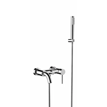 Bateria wannowa ścienna Besco ILLUSION BW-IS-CH chrom