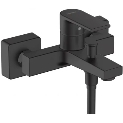 Bateria wannowa ścienna Hansgrohe VERNIS SHAPE 71450670 czarna matowa