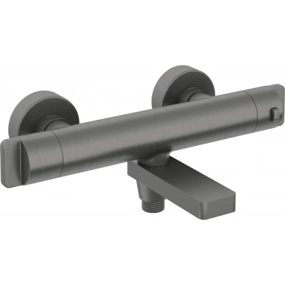 Bateria wannowa termostatyczna ścienna Deante CASCADA BCH D1BT titanium