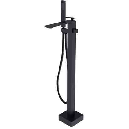 Bateria wannowa wolnostojąca Besco ASPIRA BW-A-CZ czarny mat