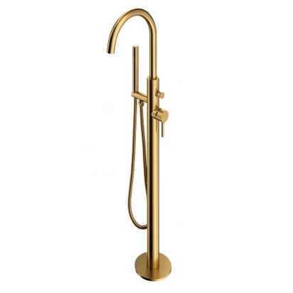 Bateria wannowa wolnostojąca Omnires Y Y1233GLB złoto szczotkowane