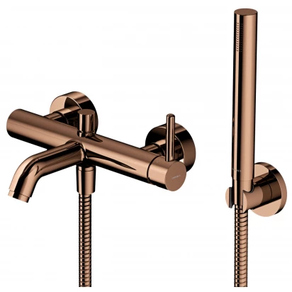 Bateria wannowa z zestawem prysznicowym Omnires Y Y1231CP miedź