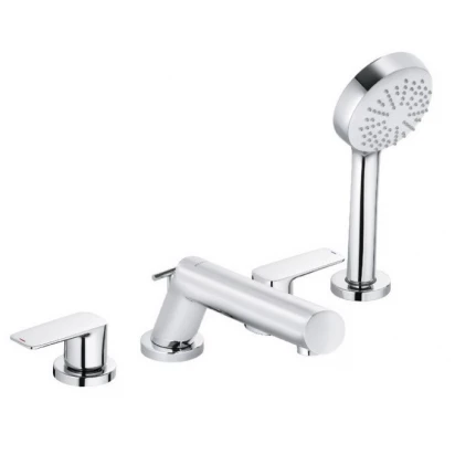 Bateria wannowo-natryskowa Kludi PURE&STYLE 404250575 4-otw.