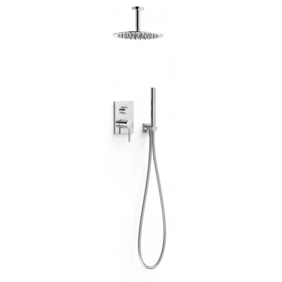 Bateria wannowo-natryskowa Rapid-Box podtynkowa z kompletem prysznicowym Tres MONOMANDOS 06228003