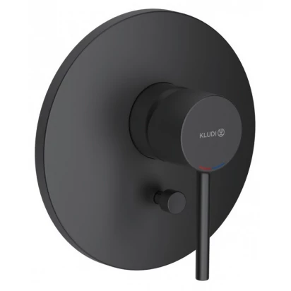 Bateria wannowo-natryskowa podtynkowa Kludi BOZZ 386503976 czarny mat