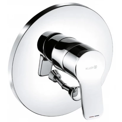 Bateria wannowo-natryskowa podtynkowa Kludi PURE&EASY 376500565 z ogranicznikiem wypływu gorącej wody