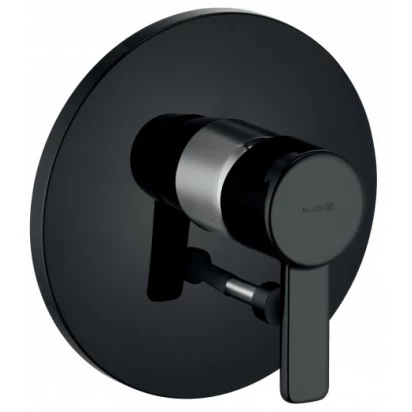 Bateria wannowo-natryskowa podtynkowa Kludi ZENTA 386508675 czarna / chrom