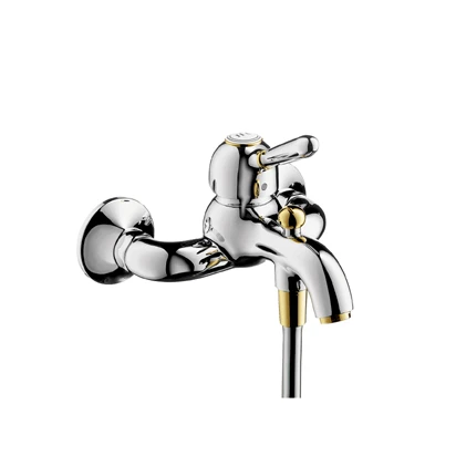 Bateria wannowo-natryskowa ścienna Hansgrohe Axor CARLTON 17410090 chrom / złota