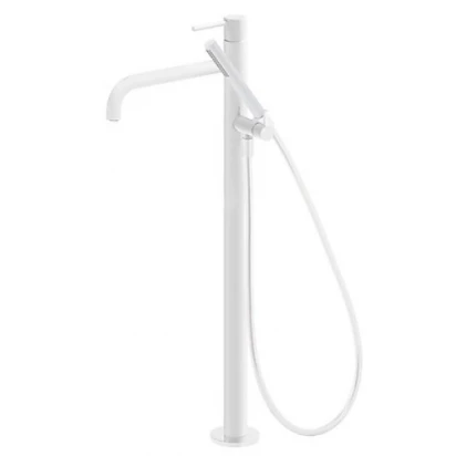 Bateria wannowo-natryskowa wolnostojąca Tres STUDY EXCLUSIVE 262.470.01.BM biały-matowy