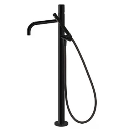 Bateria wannowo-natryskowa wolnostojąca Tres STUDY EXCLUSIVE 262.470.02.NM czarny-matowy