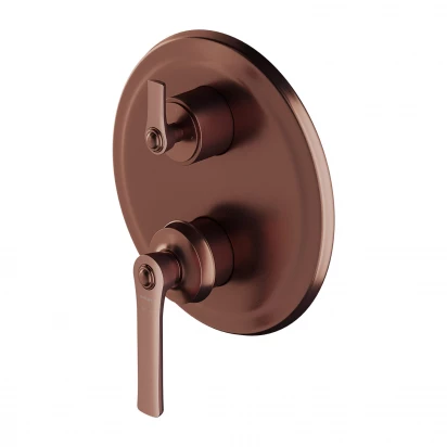 Bateria wannowo-prysznicowa podtynkowa 3-drożna Omnires ARMANCE AM5237 ORB miedź antyczna