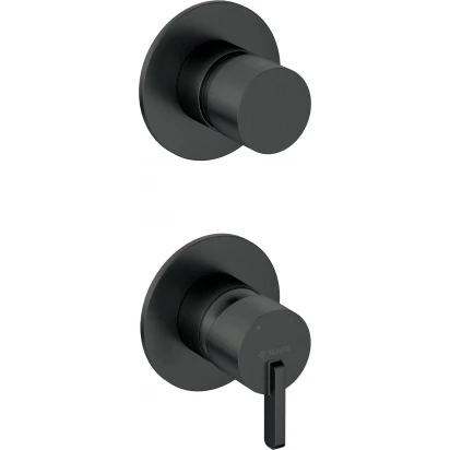 Bateria wannowo-prysznicowa podtynkowa Deante SILIA BQS N44P czarna mat