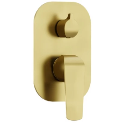 Bateria wannowo-prysznicowa podtynkowa Excellent CLEVER 2.0 AREX.4145GB złoto szczotkowane