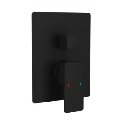 Bateria wannowo-prysznicowa podtynkowa Excellent KERIA AREX.2047BL czarna mat