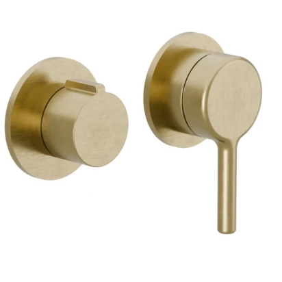 Bateria wannowo-prysznicowa podtynkowa Excellent PI AREX.1240GB złoty szczotkowany