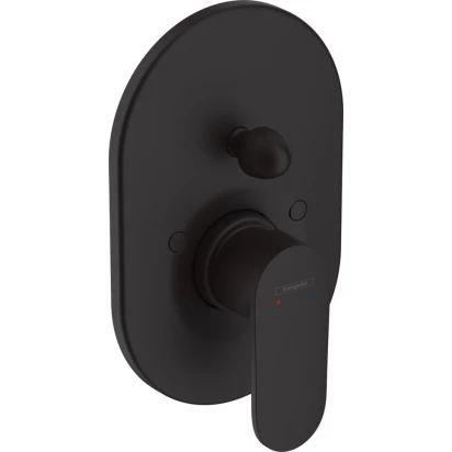 Bateria wannowo-prysznicowa podtynkowa Hansgrohe VERNIS BLEND 71449670 czarna mat