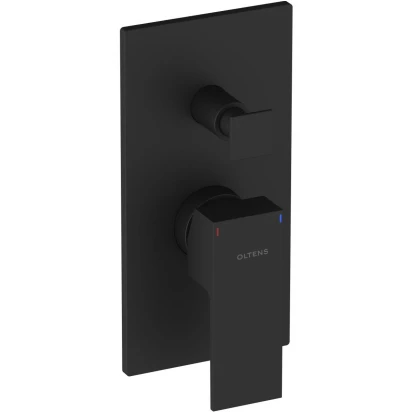 Bateria wannowo-prysznicowa podtynkowa Oltens GOTA 34101300 czarny mat