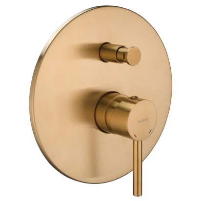 Bateria wannowo-prysznicowa podtynkowa Oltens MOLLE 34100810 złoto szczotkowane