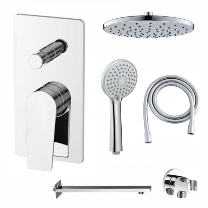 Bateria wannowo-prysznicowa podtynkowa + zestaw prysznicowy Vitalle ORVIETO KP-VIT-ORVI-ZP0100