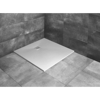 Biały brodzik kwadratowy 80x80x3 Radaway KYNTOS C HKC8080-04