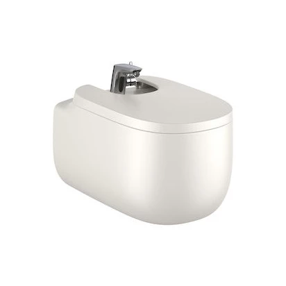 Bidet podwieszany 58 cm z otworami pod pokrywę Roca BEYOND A3570B6650 beige