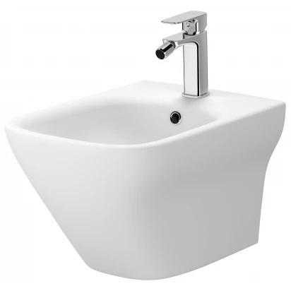 Bidet zawieszany Cersanit LARGA SQUARE K677-039 biały mat