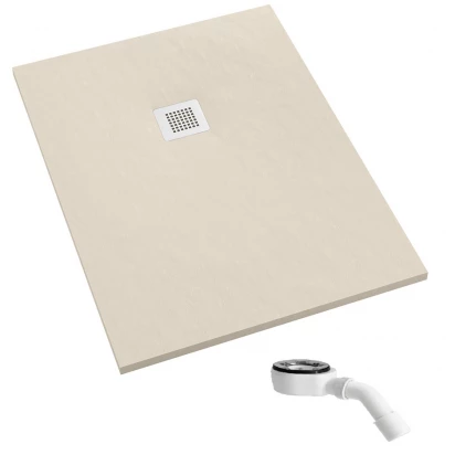 Brodzik konglomeratowy prostokątny 90x100x3,5 Schedpol KALAIT CASHMERE STONE 3.3115/PK/ST-M2