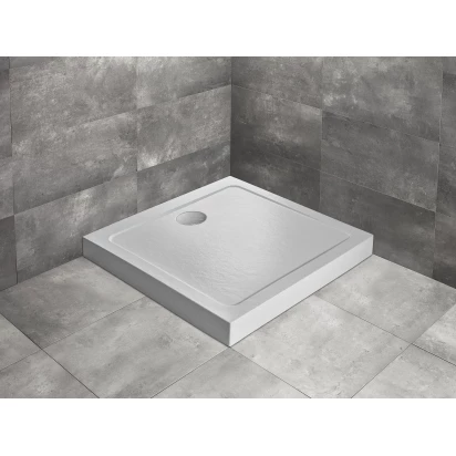 Brodzik kwadratowy 100x100 Radaway DOROS C COMPACT SDRC1010-05-04S stone white