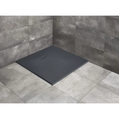Brodzik kwadratowy 100x100 Radaway KYNTOS C HKC100100-64 antracytowy