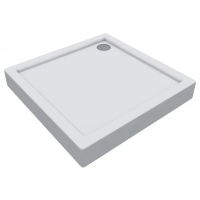 Brodzik kwadratowy 90x14 z obudową New Trendy COLUMBUS B-0107